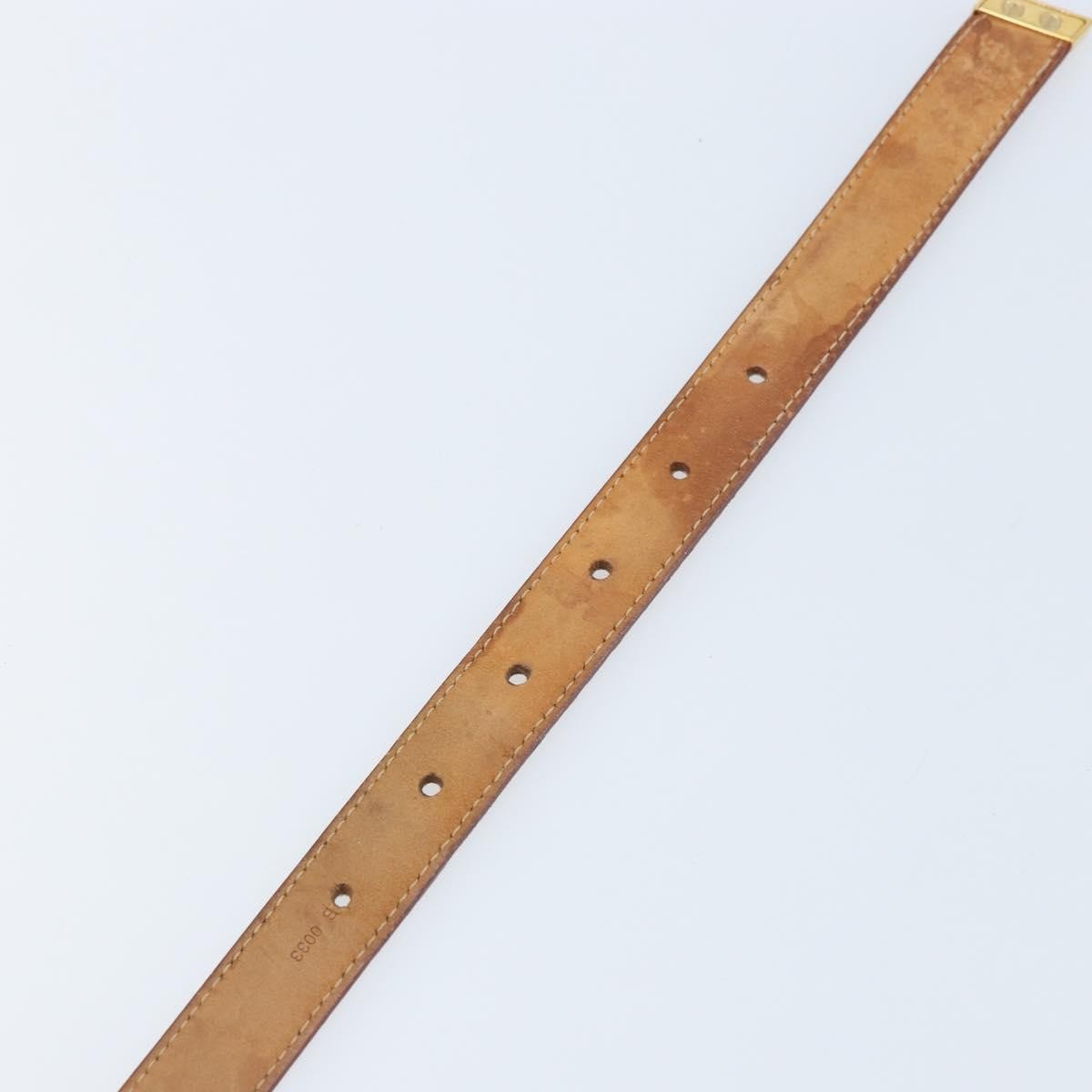 Louis Vuitton Signature Chain Belt Monogram Eclipse Canvas Pink Canvas Belts Accessory (Pre-Owned)