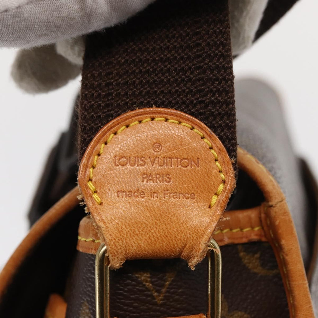 Louis Vuitton Sac Gibeciere Messenger Bag Monogram Canvas Brown Canvas Shoulder Bag Bag (Pre-Owned)