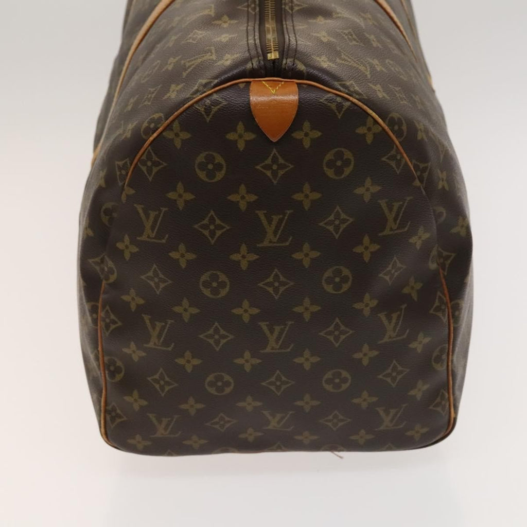 Louis Vuitton Keepall Bag Monogram Canvas Brown Canvas Travel Bag Bag (Pre-Owned)