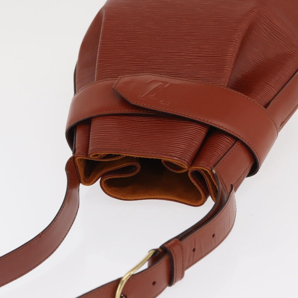 Louis Vuitton Vintage Sac D'epaule Handbag Epi Leather Brown Leather Shoulder Bag Bag (Pre-Owned)