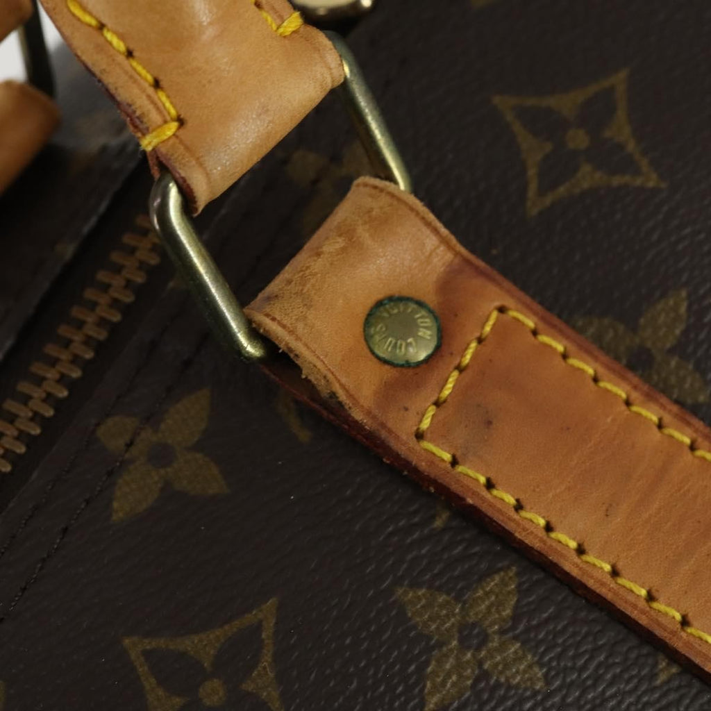 Louis Vuitton Keepall Bag Monogram Canvas Brown Canvas Travel Bag Bag (Pre-Owned)