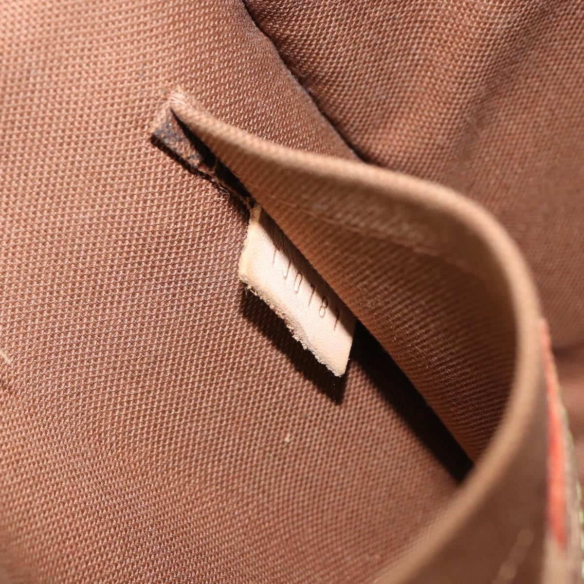 Louis Vuitton Sologne Handbag Monogram Canvas Brown Canvas Shoulder Bag Bag (Pre-Owned)