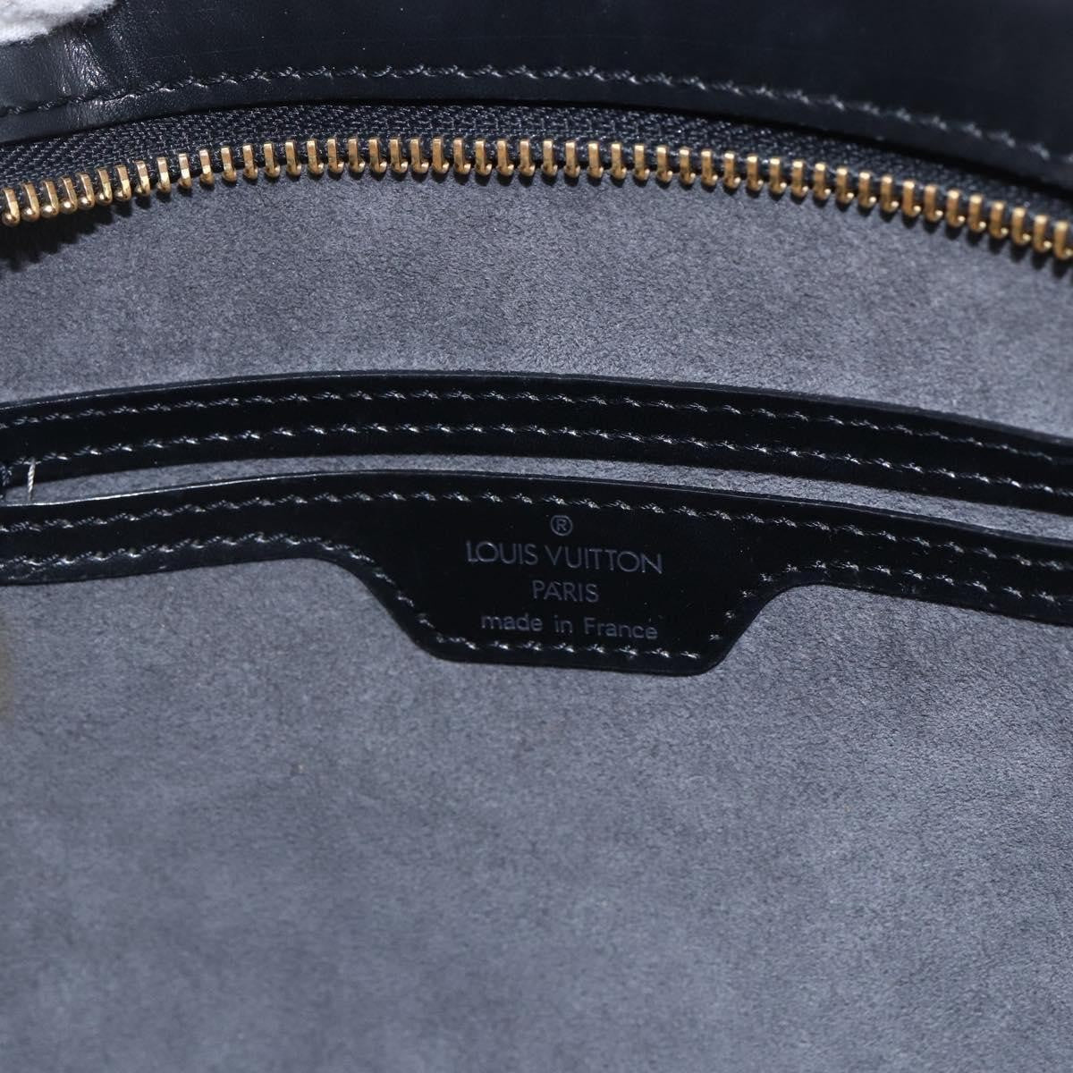 Louis Vuitton Saint Jacques Nm Handbag Epi Leather Black Leather Handbag (Pre-Owned)