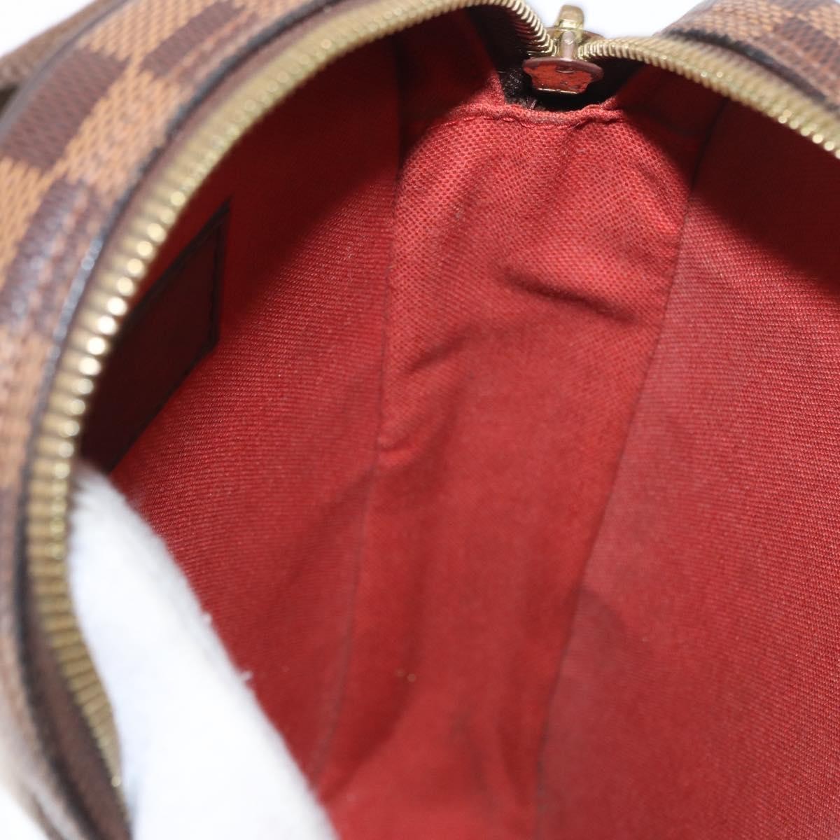 Louis Vuitton Pochette Gange Damier Brown Canvas Clutche & Pouche Bag (Pre-Owned)