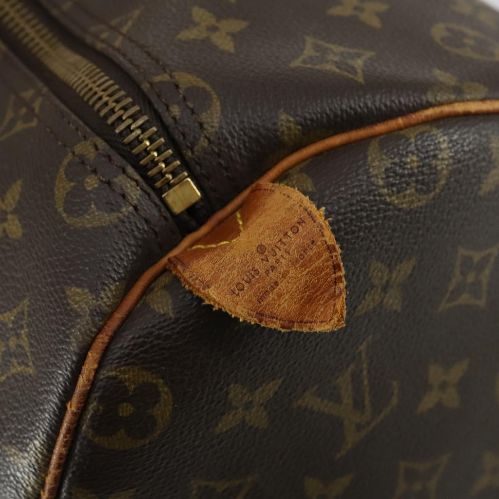 Louis Vuitton Keepall Bag Monogram Canvas Brown Canvas Travel Bag Bag (Pre-Owned)
