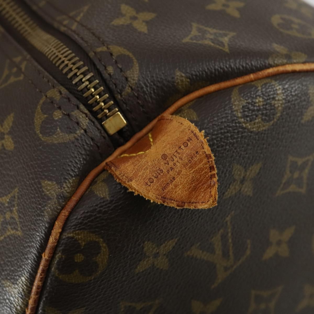 Louis Vuitton Keepall Bag Monogram Canvas Brown Canvas Travel Bag Bag (Pre-Owned)