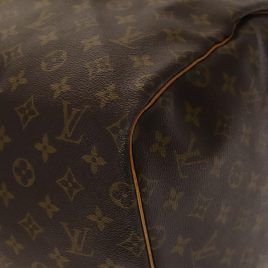 Louis Vuitton Keepall Bag Monogram Canvas Brown Canvas Travel Bag Bag (Pre-Owned)
