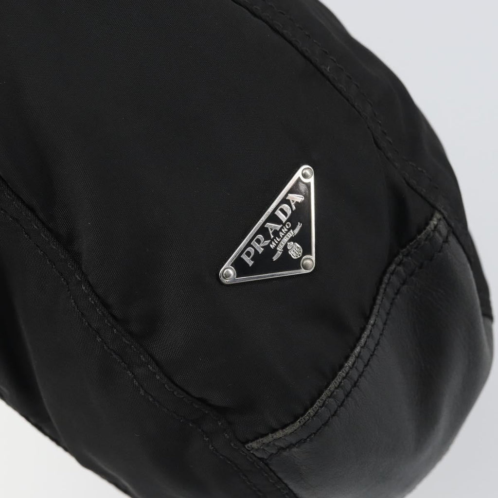 Prada Vintage Shoulder Bag Tessuto Black Nylon Shoulder Bag Bag (Pre-Owned)