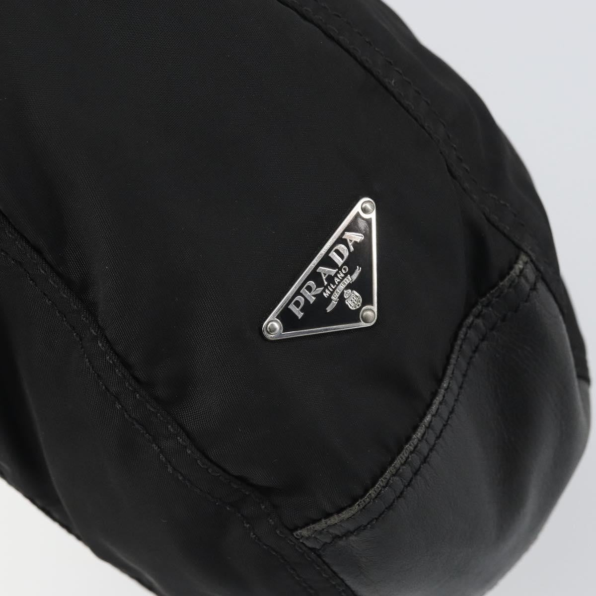 Prada Vintage Shoulder Bag Tessuto Black Nylon Shoulder Bag Bag (Pre-Owned)