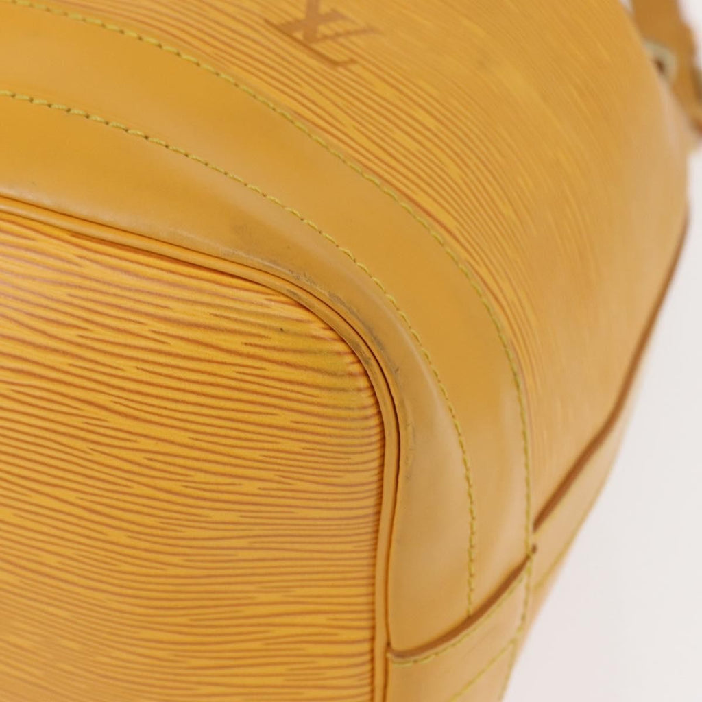 Louis Vuitton Noe Handbag Epi Leather Yellow Leather Shoulder Bag Bag (Pre-Owned)