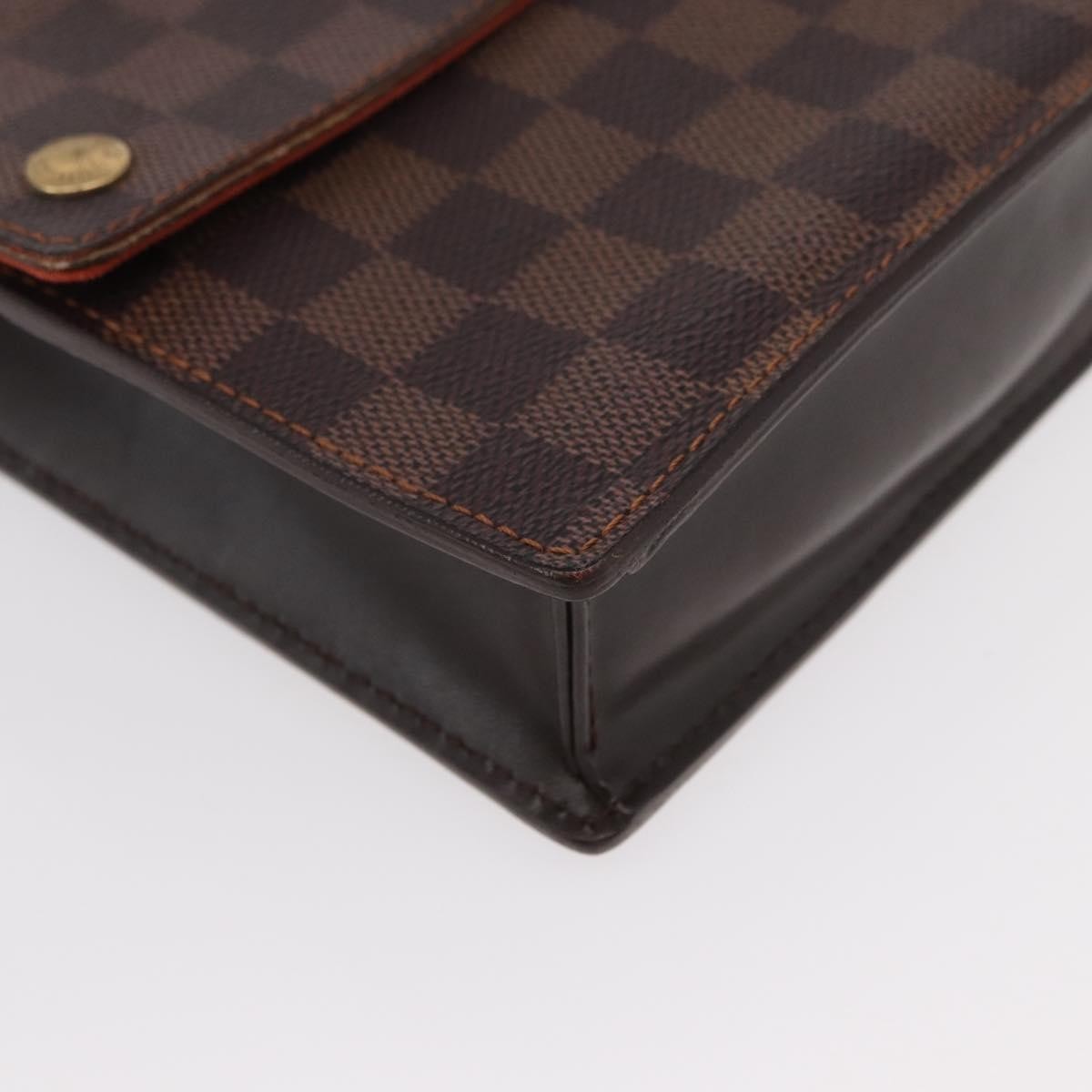 Louis Vuitton Portobello Messenger Damier Brown Canvas Shoulder Bag Bag (Pre-Owned)