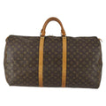 Louis Vuitton Keepall Bag Monogram Canvas Brown Canvas Travel Bag Bag (Pre-Owned)