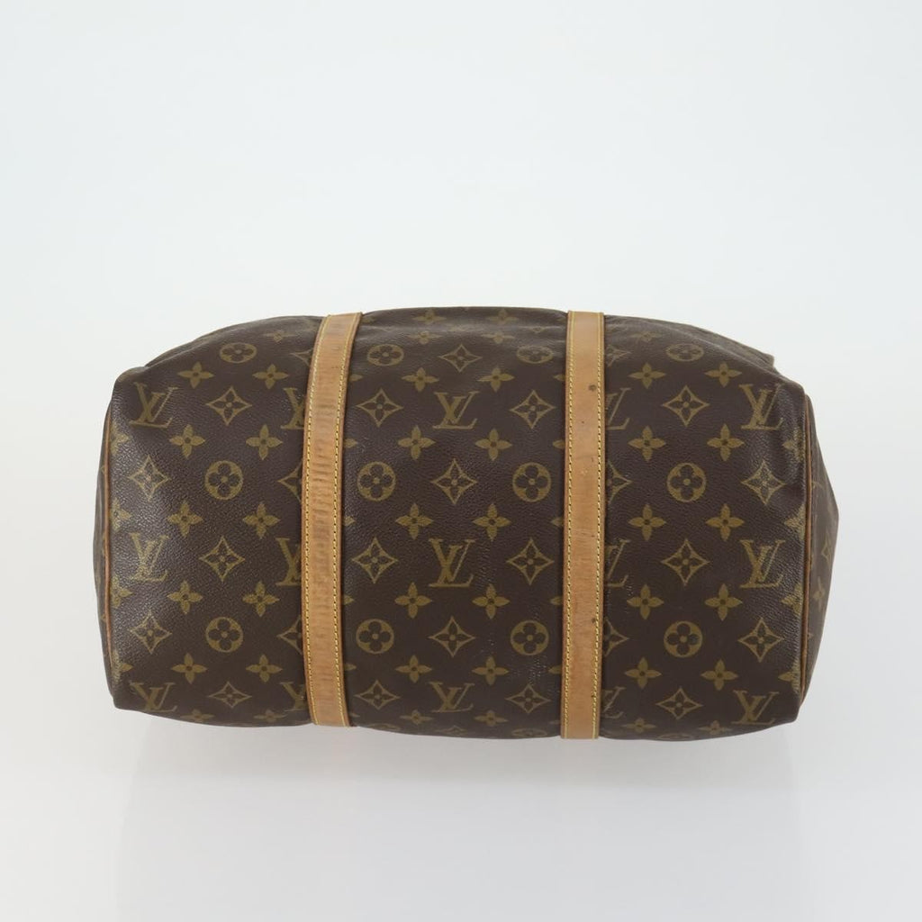 Louis Vuitton Sac Souple Handbag Monogram Canvas Brown Canvas Travel Bag Bag (Pre-Owned)