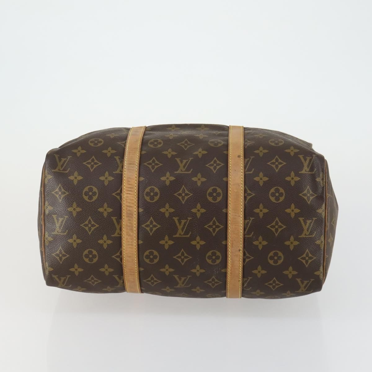 Louis Vuitton Sac Souple Handbag Monogram Canvas Brown Canvas Travel Bag Bag (Pre-Owned)