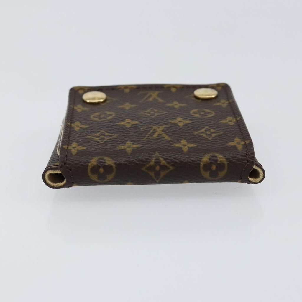 Louis Vuitton Case Jewelry Box Canvas Brown Canvas Wallets Accessory (Pre-Owned)