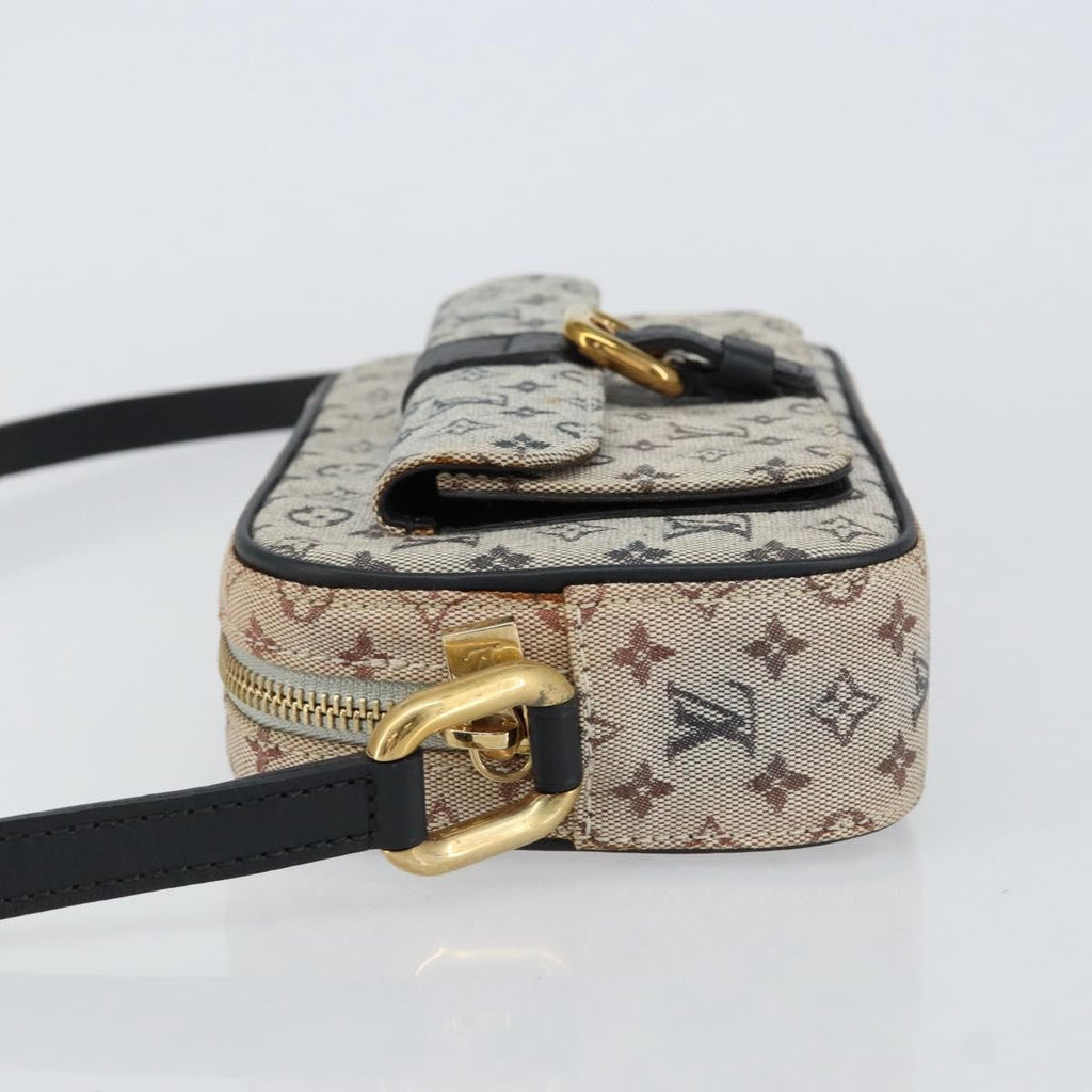 Louis Vuitton Juliette Crossbody Bag Mini Lin Blue Canvas Shoulder Bag Bag (Pre-Owned)