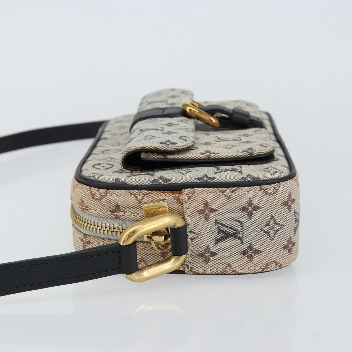 Louis Vuitton Juliette Crossbody Bag Mini Lin Blue Canvas Shoulder Bag Bag (Pre-Owned)