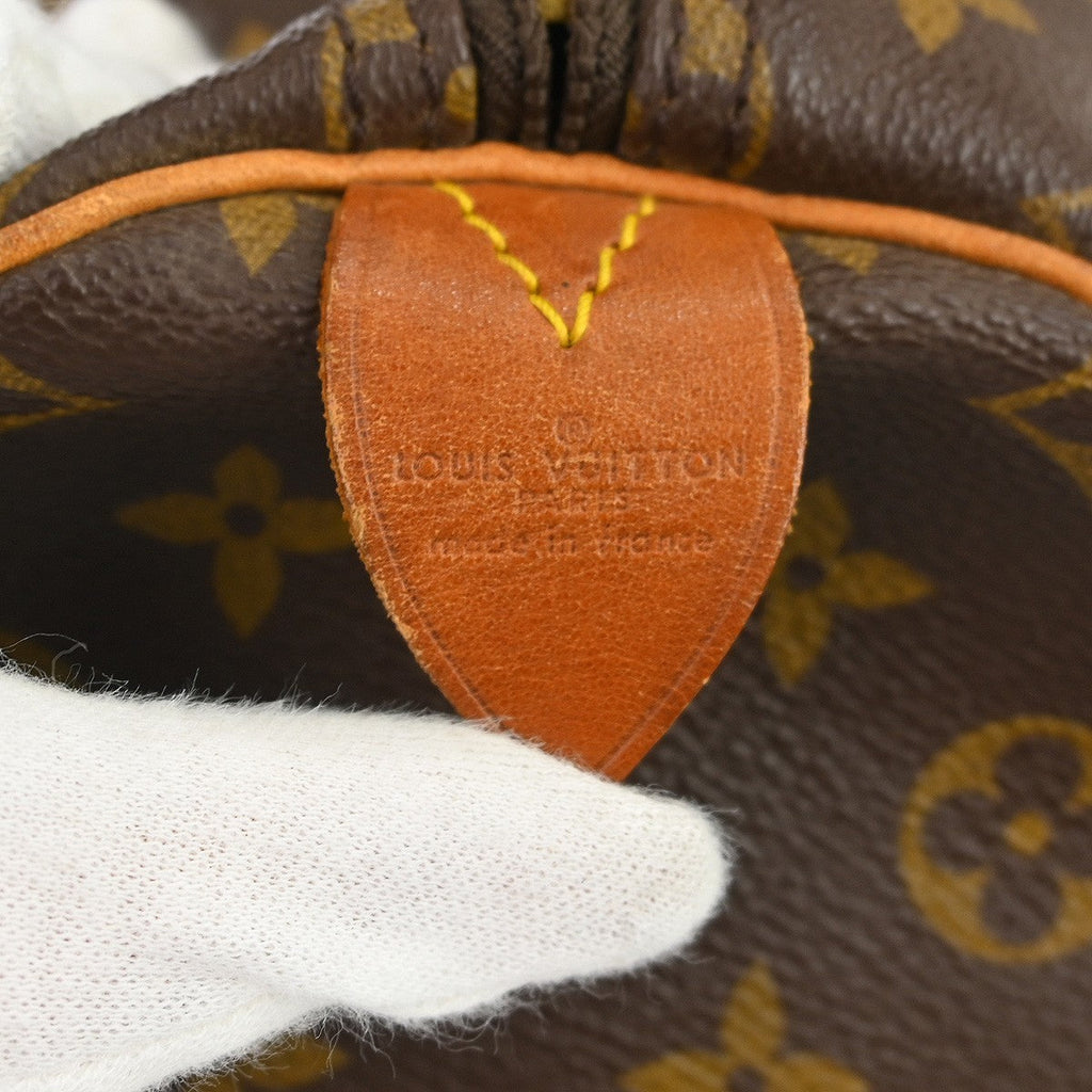 Louis Vuitton Keepall Bag Monogram Canvas Brown Canvas Travel Bag Bag (Pre-Owned)