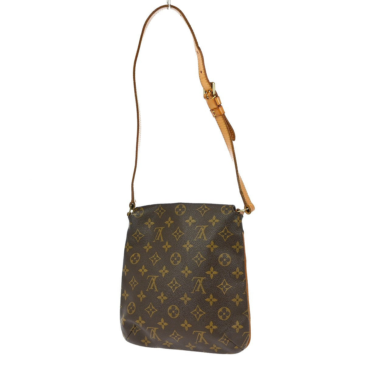 Louis Vuitton Musette Salsa Handbag Monogram Canvas Brown Canvas Shoulder Bag Bag (Pre-Owned)