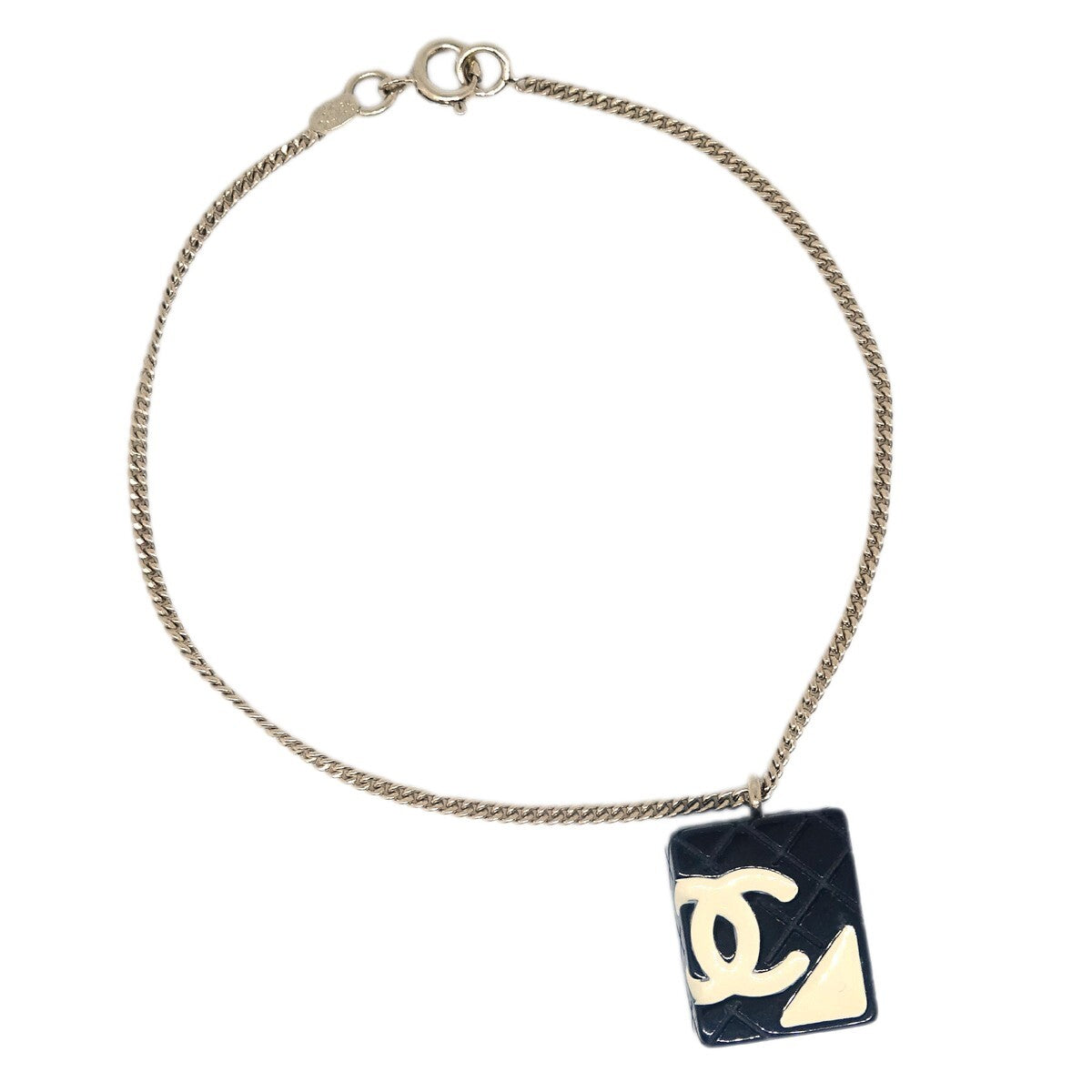 Chanel Vintage Rue Cambon Chain Charm Bracelet Metal Gold Gold_Plated Bracelet Jewelry (Pre-Owned)