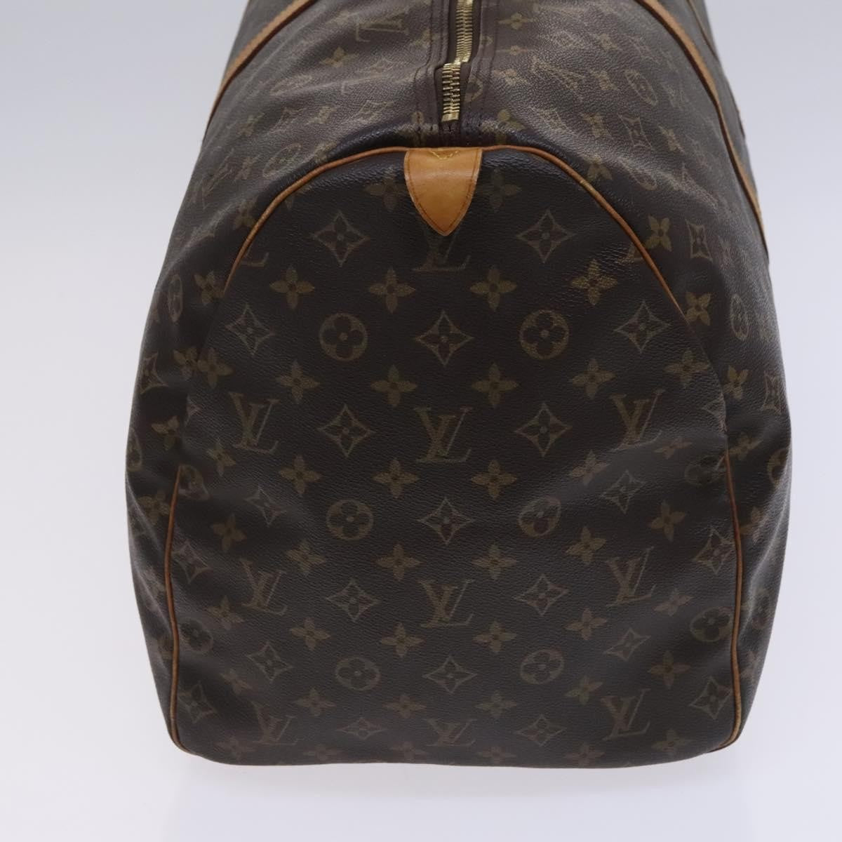 Louis Vuitton Keepall Bag Monogram Canvas Brown Canvas Travel Bag Bag (Pre-Owned)