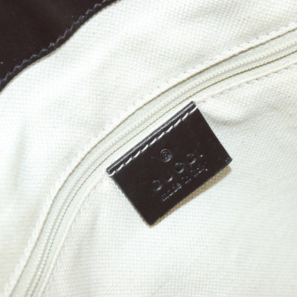 Gucci Sukey Top Handle Satchel Gg Canvas With Leather Beige Canvas Handbag (Pre-Owned)