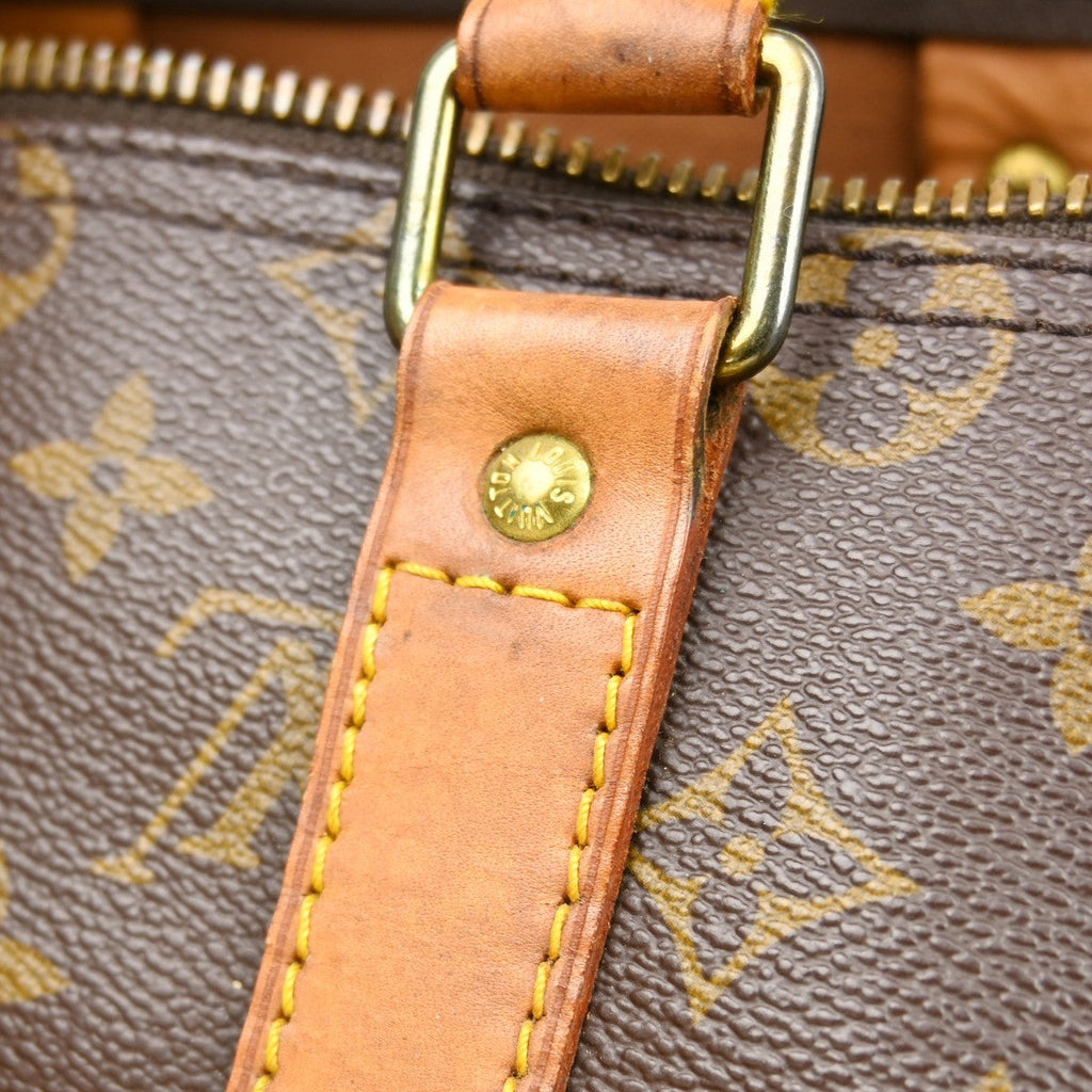 Louis Vuitton Keepall Bag Monogram Canvas Brown Canvas Travel Bag Bag (Pre-Owned)