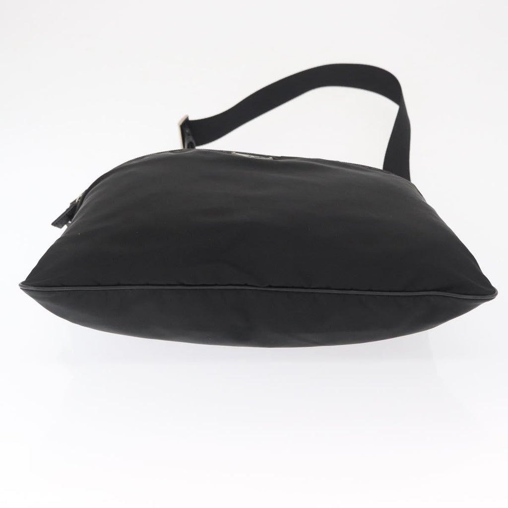 Prada Front Pocket Messenger Bag Tessuto Black Nylon Shoulder Bag Bag (Pre-Owned)