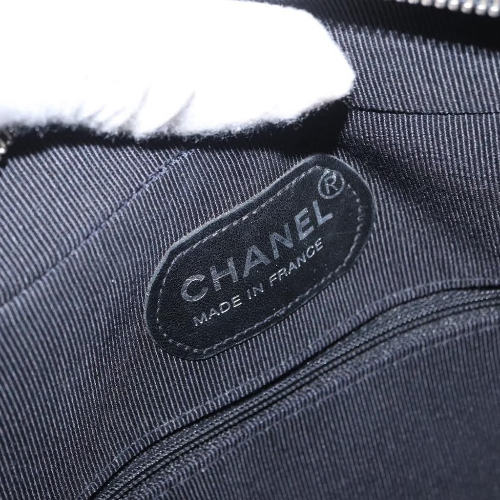 Chanel Vintage Shoulder Bag Enamel Black Patent_Leather Shoulder Bag Bag (Pre-Owned)