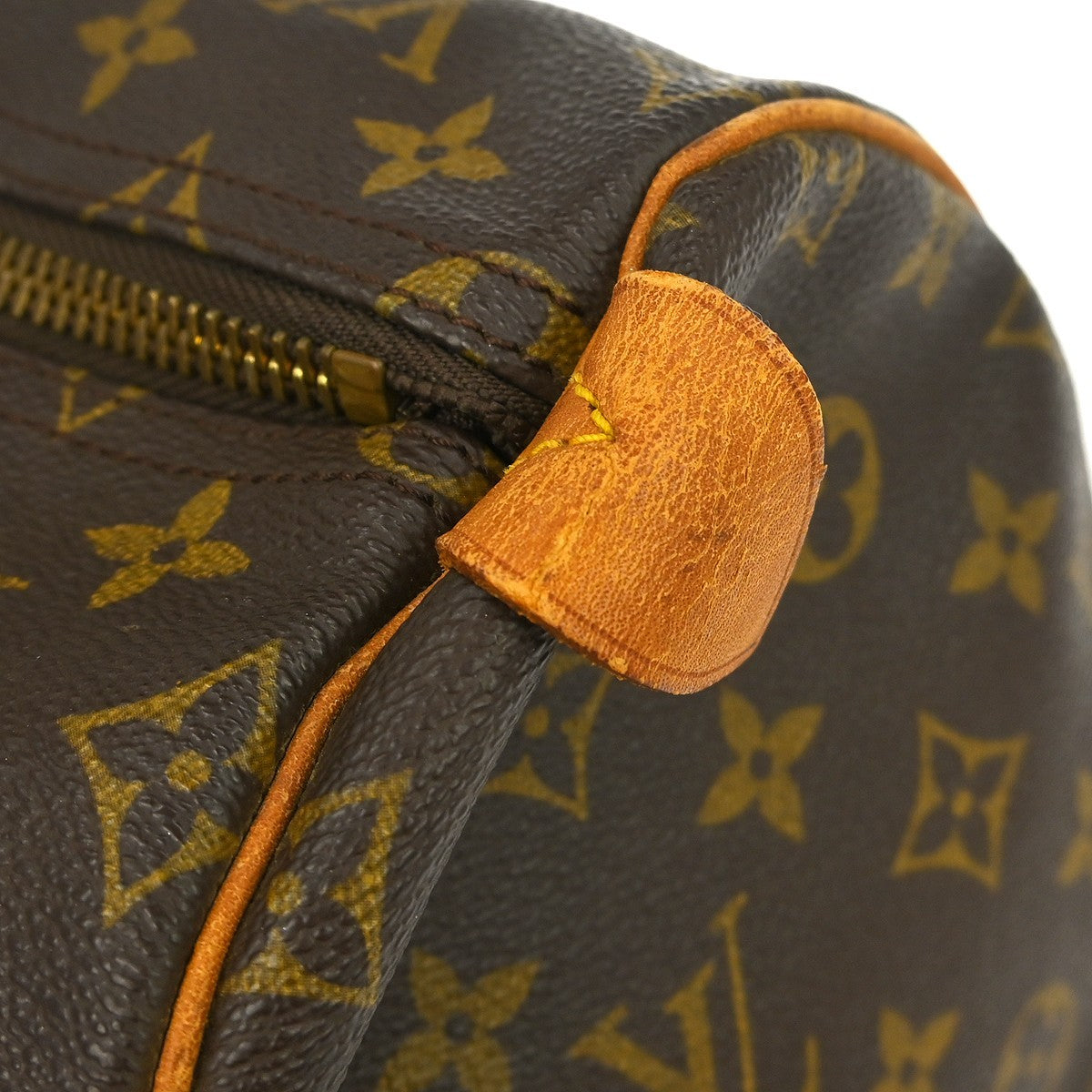 Louis Vuitton Keepall Bag Monogram Canvas Brown Canvas Travel Bag Bag (Pre-Owned)