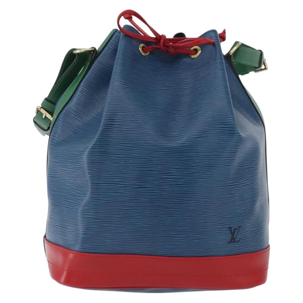 Louis Vuitton Tricolor Noe Handbag Epi Leather Blue Leather Shoulder Bag Bag (Pre-Owned)