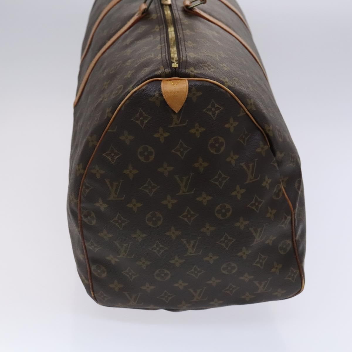 Louis Vuitton Keepall Bag Monogram Canvas Brown Canvas Travel Bag Bag (Pre-Owned)