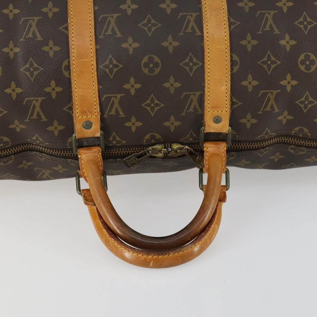 Louis Vuitton Keepall Bag Monogram Canvas Brown Canvas Travel Bag Bag (Pre-Owned)