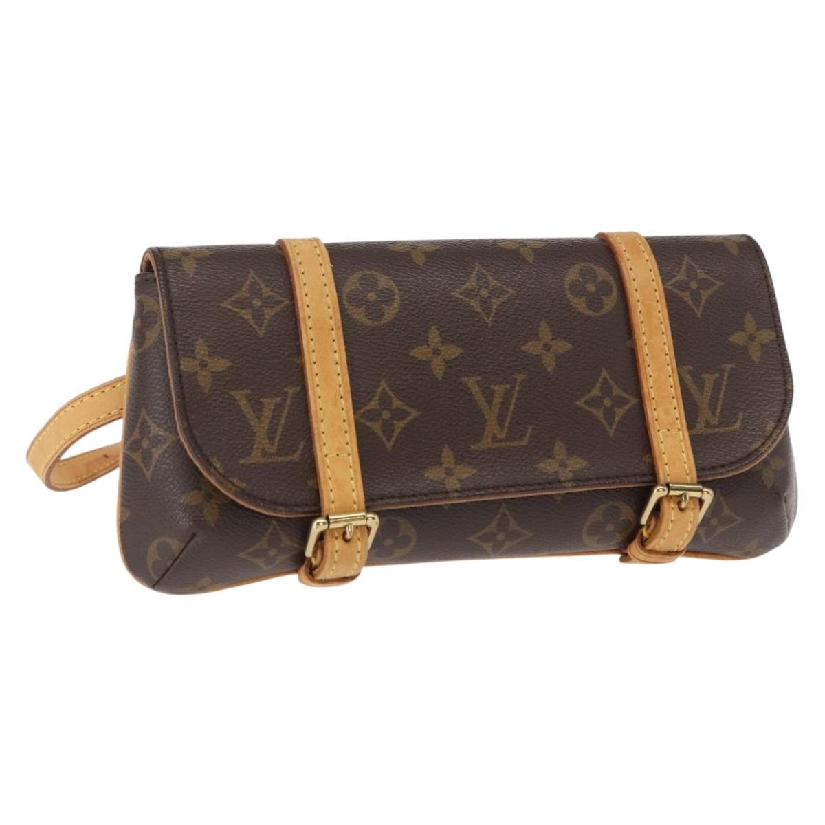 Louis Vuitton Marelle Waist Bag Monogram Canvas Brown Canvas Clutche & Pouche Bag (Pre-Owned)