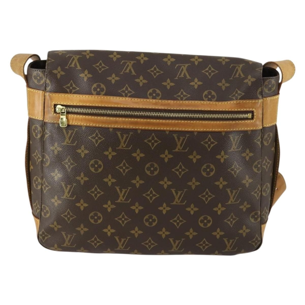 Louis Vuitton Abbesses Messenger Bag Monogram Canvas Brown Canvas Shoulder Bag Bag (Pre-Owned)