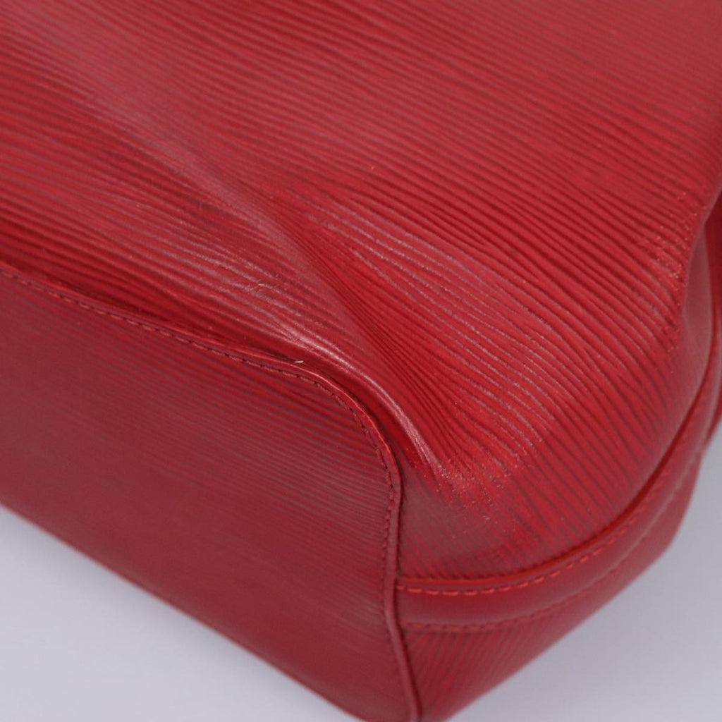 Louis Vuitton Mandara Handbag Epi Leather Red Leather Shoulder Bag Bag (Pre-Owned)