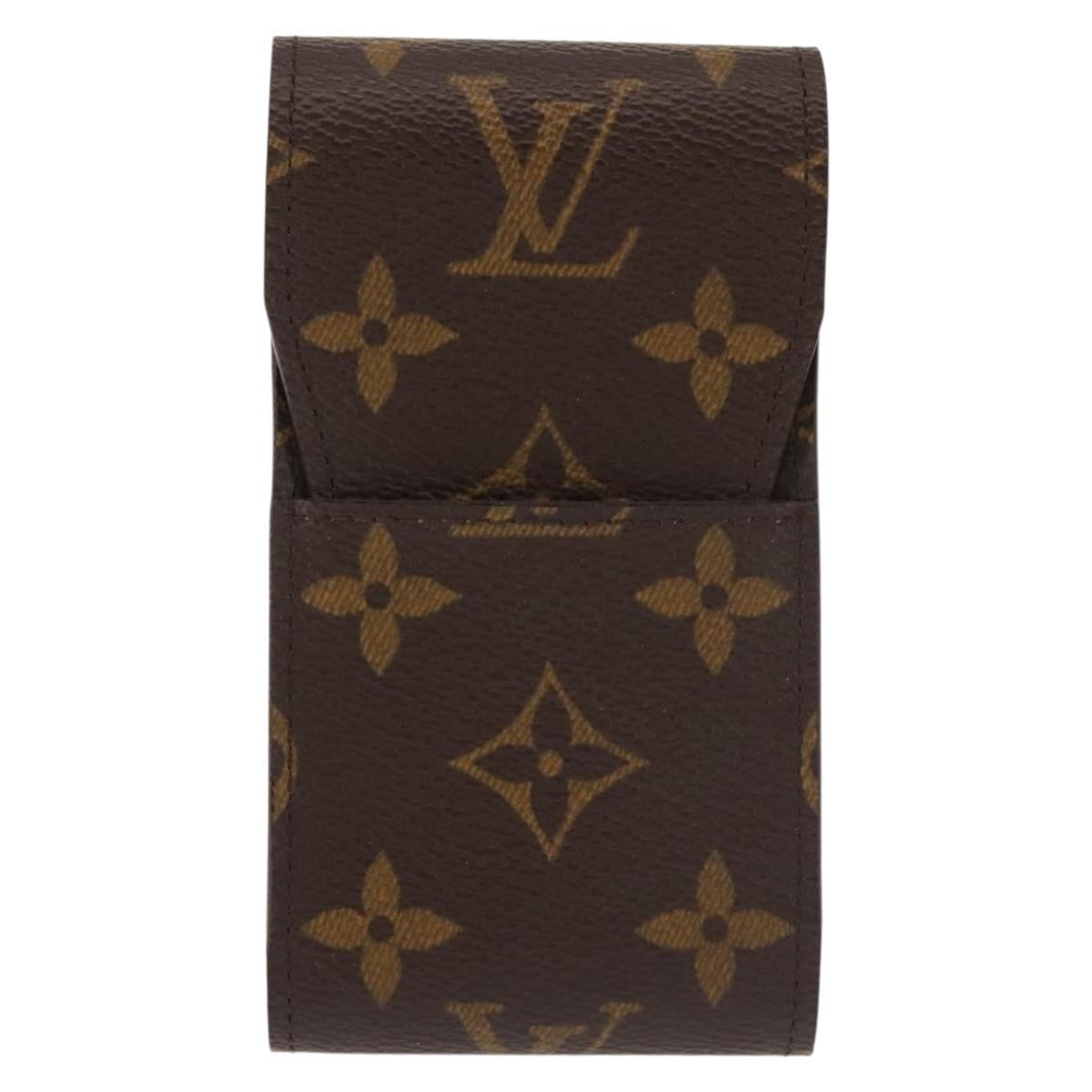 Louis Vuitton Etui Cigarette Case Monogram Canvas Brown Canvas Accessory (Pre-Owned)