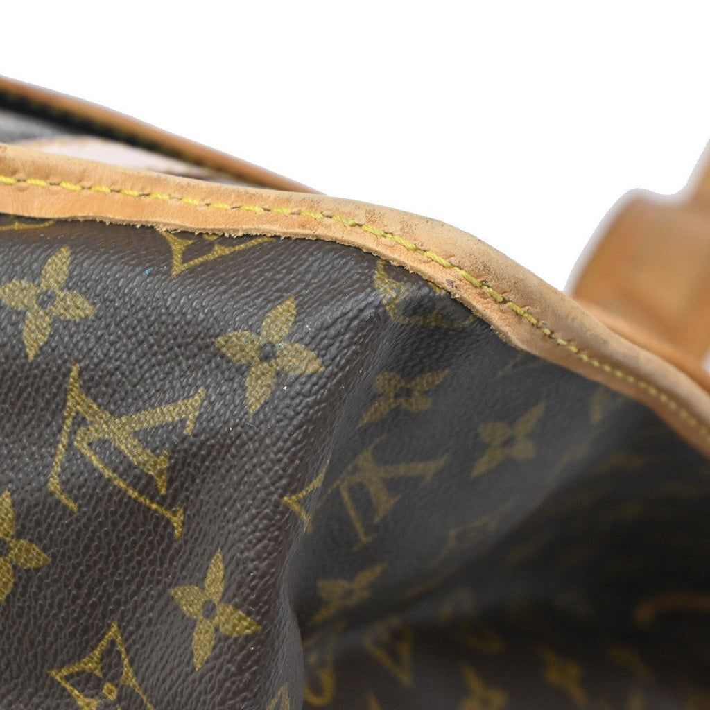 Louis Vuitton Sac Chasse Hunting Bag Monogram Canvas Brown Canvas Briefcase Bag (Pre-Owned)