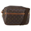 Louis Vuitton Reporter Bag Monogram Canvas Brown Canvas Shoulder Bag Bag (Pre-Owned)