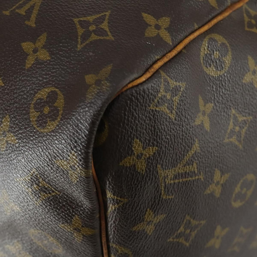 Louis Vuitton Keepall Bag Monogram Canvas Brown Canvas Travel Bag Bag (Pre-Owned)