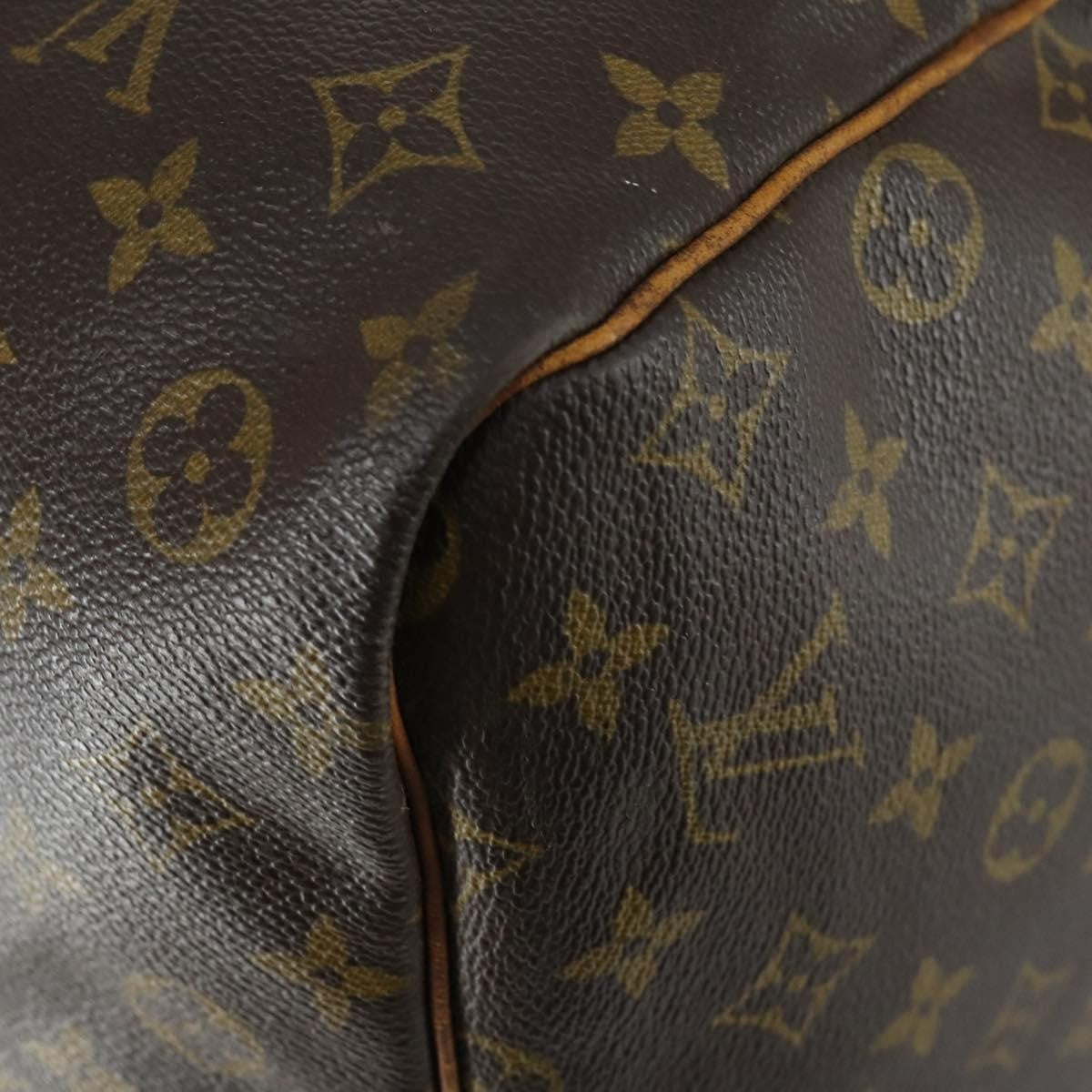 Louis Vuitton Keepall Bag Monogram Canvas Brown Canvas Travel Bag Bag (Pre-Owned)