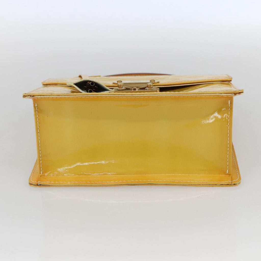 Louis Vuitton Spring Street Nm Handbag Patent Leather Yellow Patent_Leather Handbag (Pre-Owned)