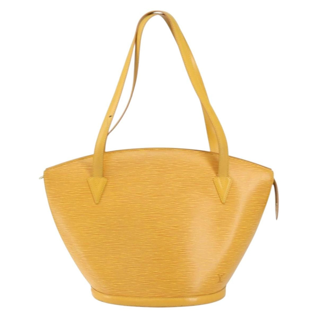 Louis Vuitton Saint Jacques Handbag Epi Leather Yellow Leather Shoulder Bag Bag (Pre-Owned)