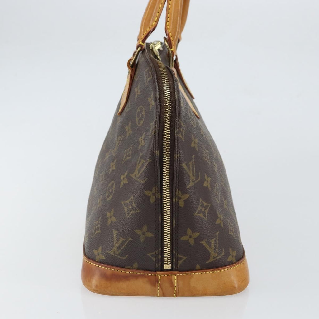 Louis Vuitton Alma Handbag Monogram Canvas Brown Canvas Handbag (Pre-Owned)