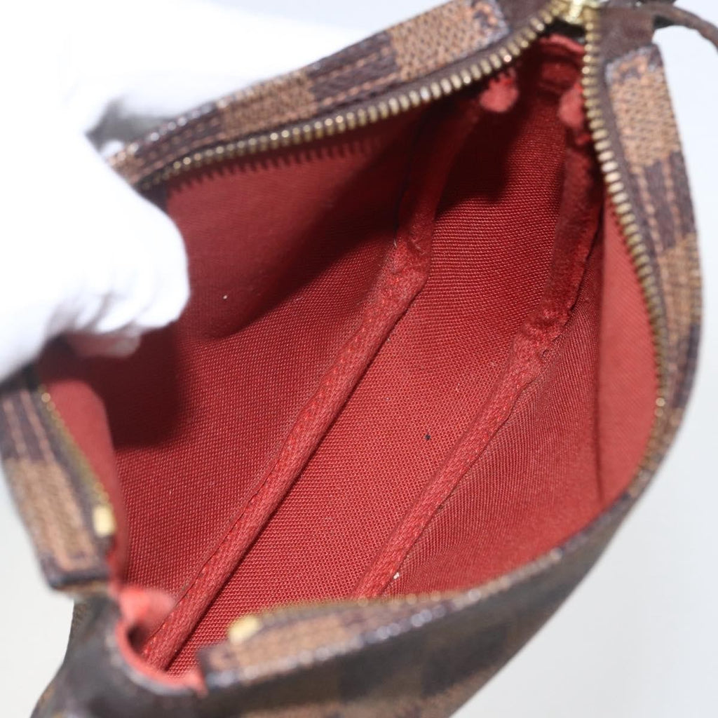 Louis Vuitton Trousse Make Up Bag Damier Canvas Brown Canvas Clutche & Pouche Bag (Pre-Owned)