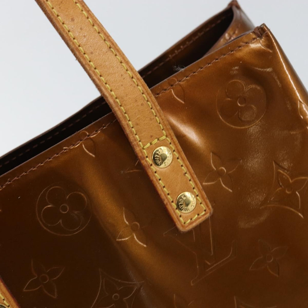 Louis Vuitton Reade Handbag Monogram Vernis Brown Patent_Leather Tote Bag Bag (Pre-Owned)