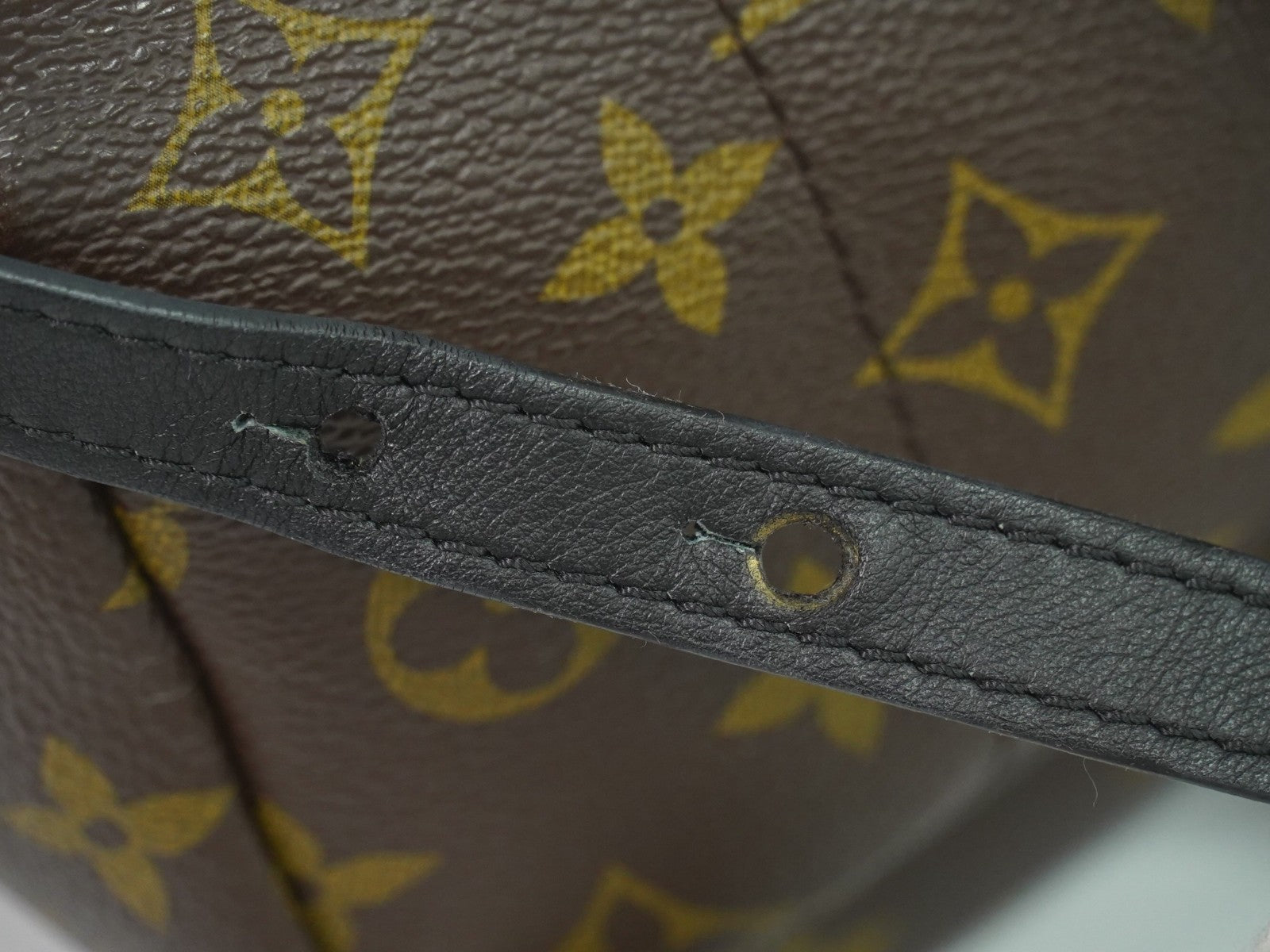 Louis Vuitton Palm Springs Backpack Monogram Canvas Brown Canvas Backpack Bag (Pre-Owned)