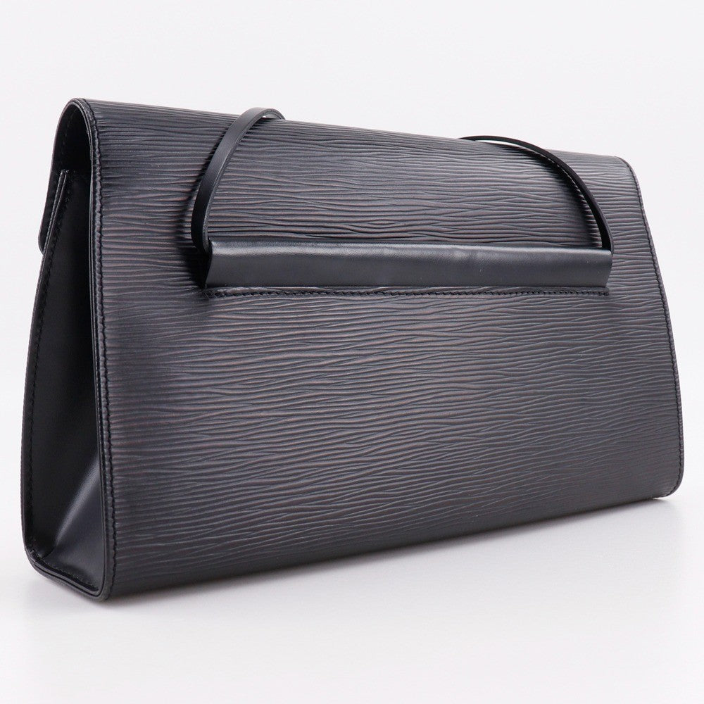 Louis Vuitton Dinard Handbag Epi Leather Black Leather Shoulder Bag Bag (Pre-Owned)