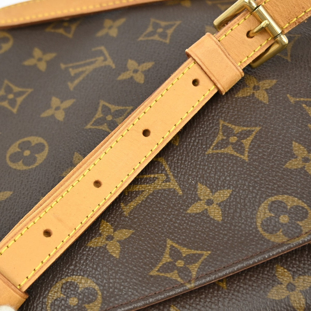 Louis Vuitton Musette Salsa Handbag Monogram Canvas Brown Canvas Shoulder Bag Bag (Pre-Owned)