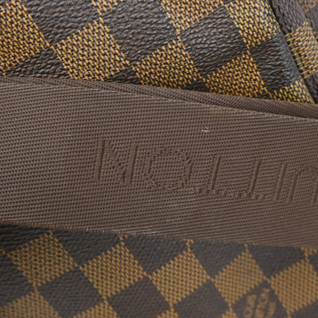 Louis Vuitton Naviglio Handbag Damier Brown Canvas Shoulder Bag Bag (Pre-Owned)